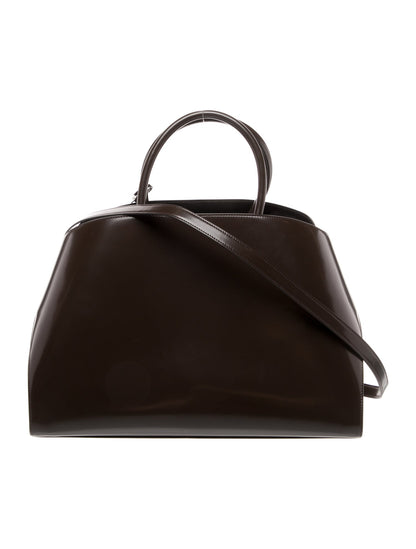 Ferragamo Patent Leather Shoulder Bag Medium