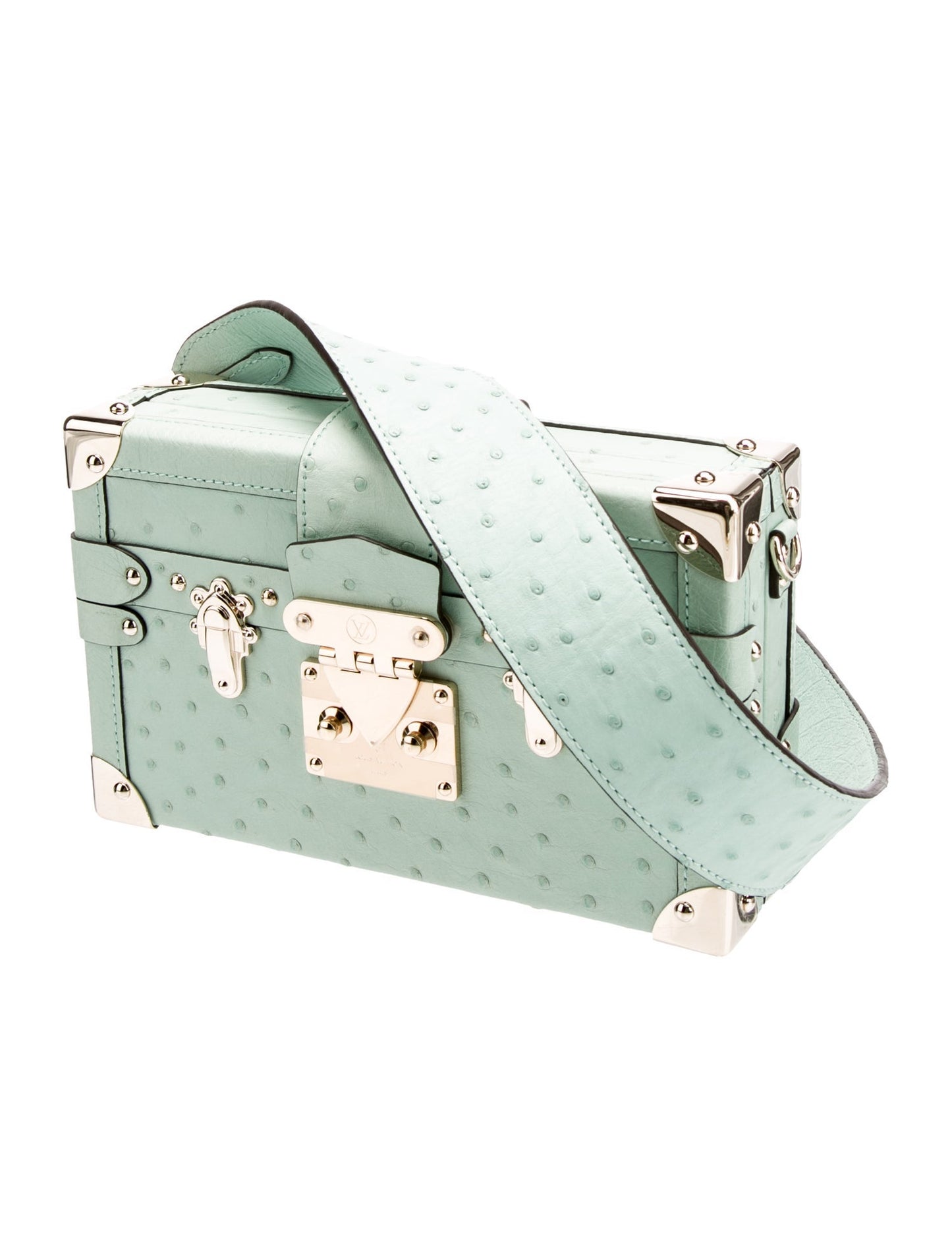 Louis Vuitton Ostrich Petite Malle 2025