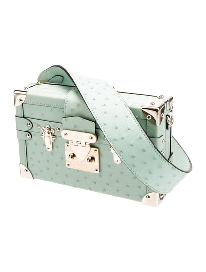 Louis Vuitton Ostrich Petite Malle 2025