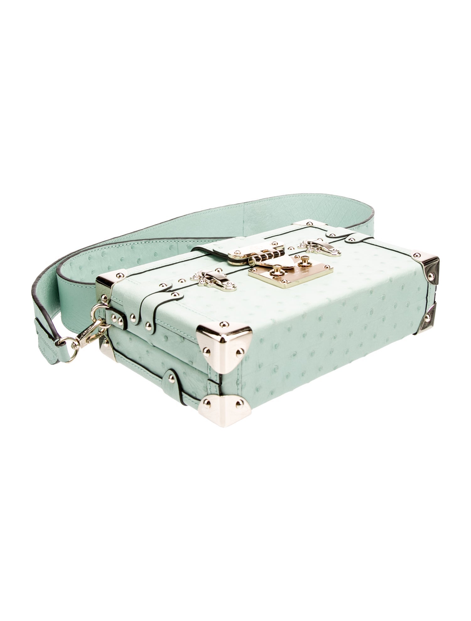 Louis Vuitton Ostrich Petite Malle 2025