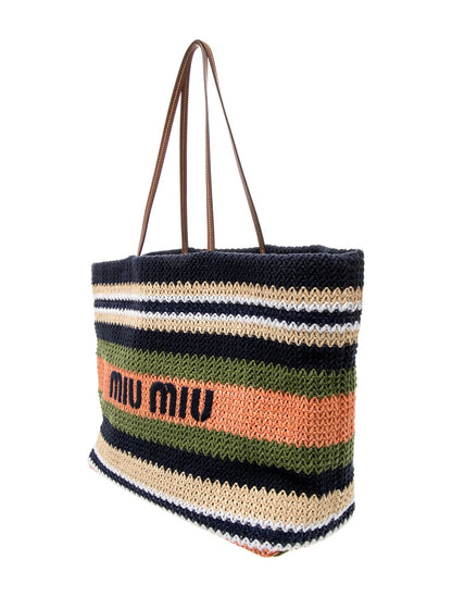 Miu Miu Raffia Tote 2023