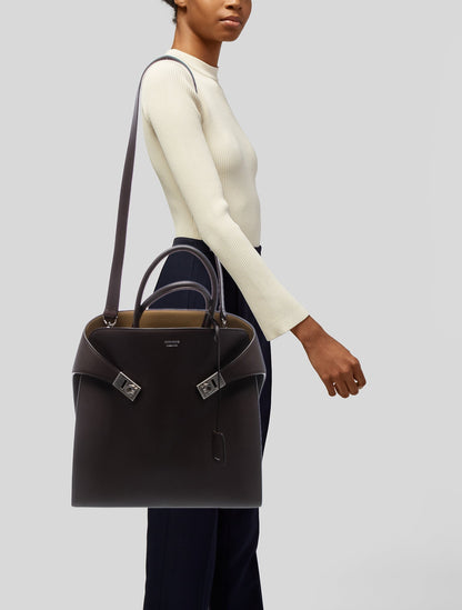 Ferragamo Leather Top Handle Bag