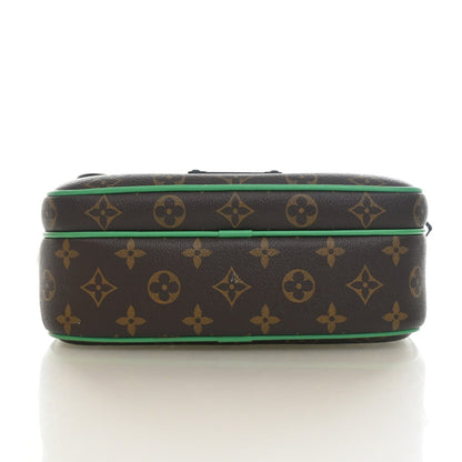 Louis Vuitton LV Monogram Macassar S Lock Messenger