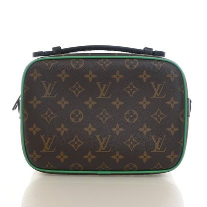 Louis Vuitton LV Monogram Macassar S Lock Messenger