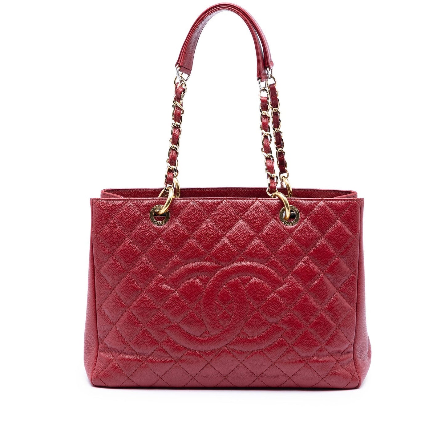Chanel Calf Leather Caviar Grand Shopping Tote