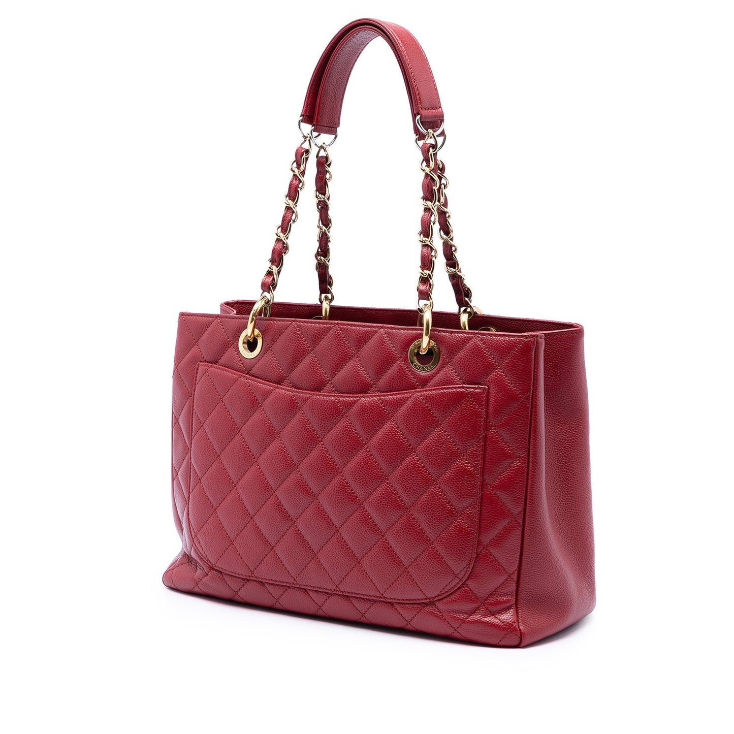 Chanel Calf Leather Caviar Grand Shopping Tote