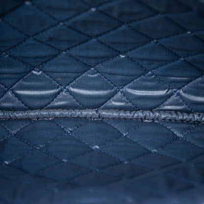 Chanel Calf Leather Medium Quilted Caviar Boy O Case Clutch