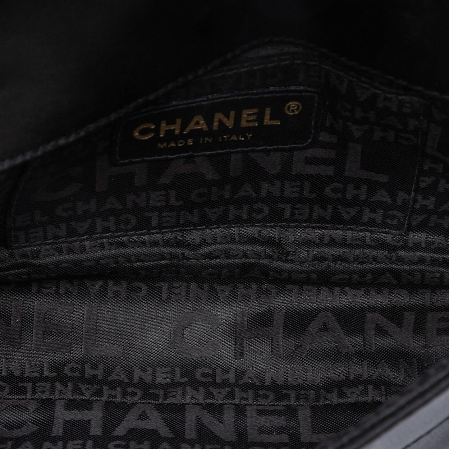 Chanel Mini Square Chocolate Bar Satin Single Flap