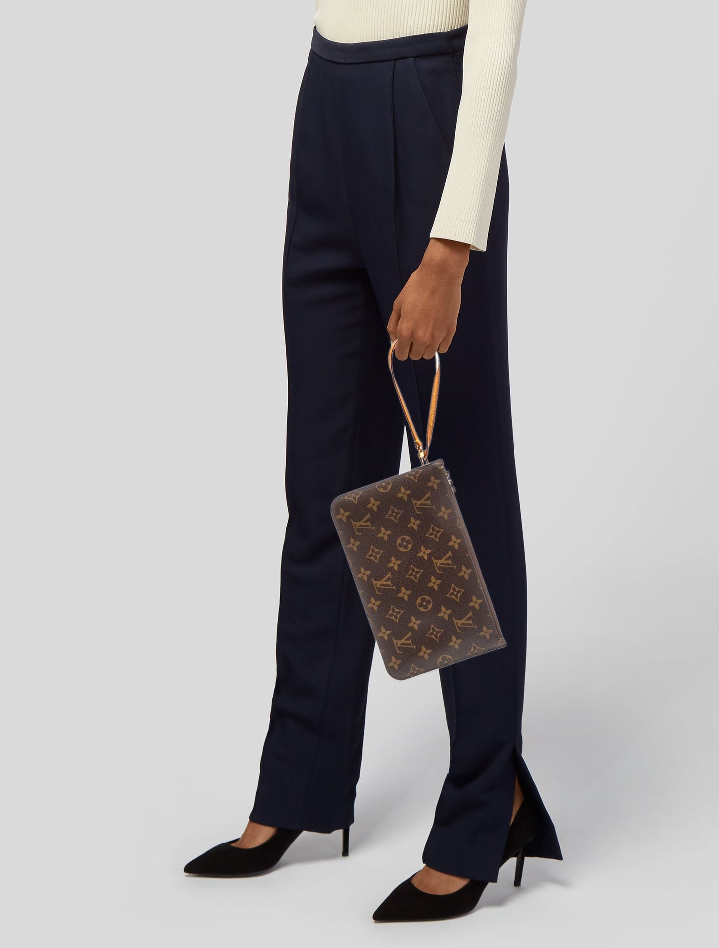 Louis Vuitton LV Monogram Neverfull Pouch