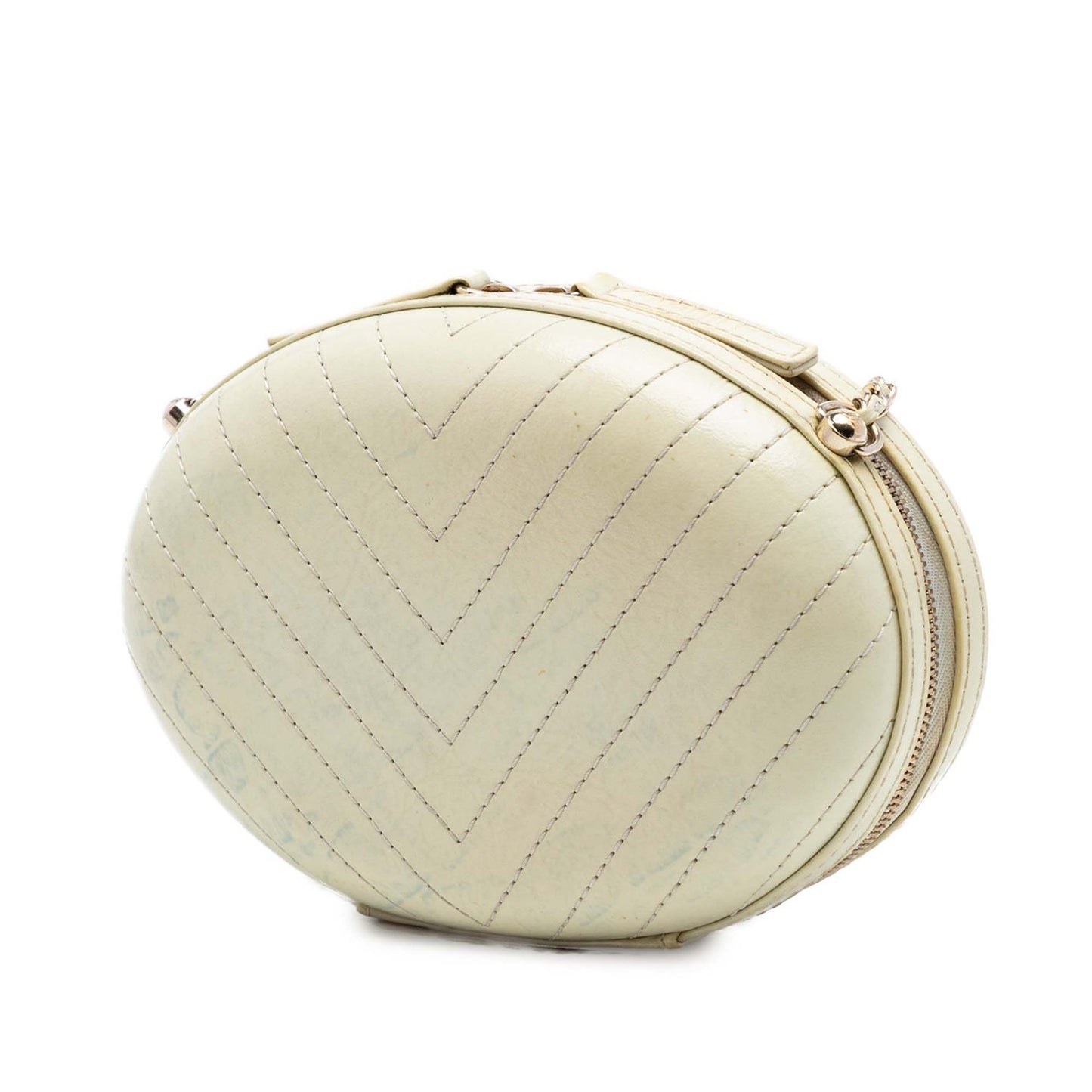 Chanel Chevron Stitched Calfskin La Pausa Evening Bag