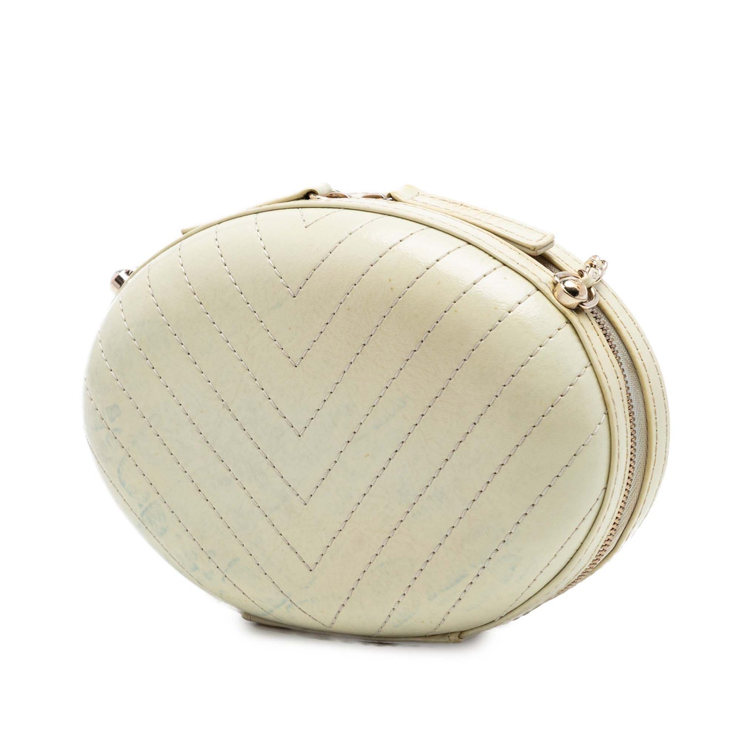 Chanel Chevron Stitched Calfskin La Pausa Evening Bag