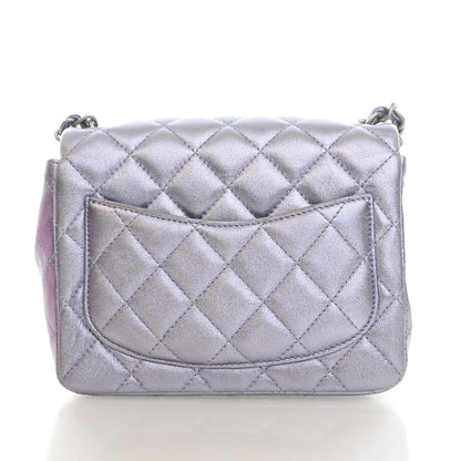 Chanel Calfskin Square Classic Flap Bag Mini