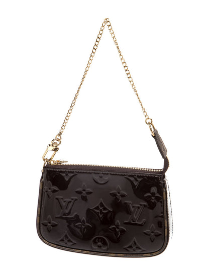 Louis Vuitton Monogram Vernis Pochette Bag Mini