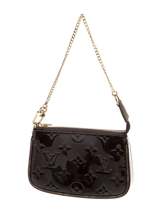 Louis Vuitton Monogram Vernis Pochette Bag Mini