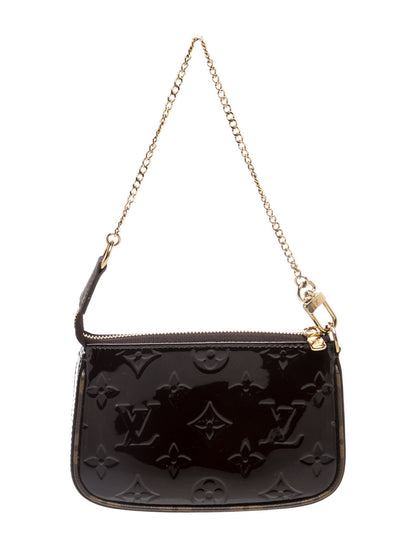 Louis Vuitton Monogram Vernis Pochette Bag Mini