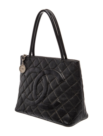 Chanel Caviar Medallion Tote