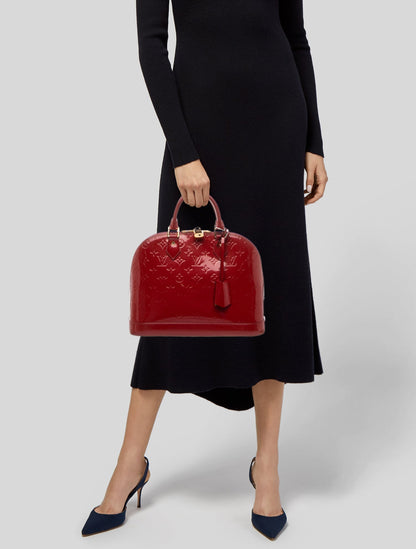 Louis Vuitton Monogram Vernis Alma PM