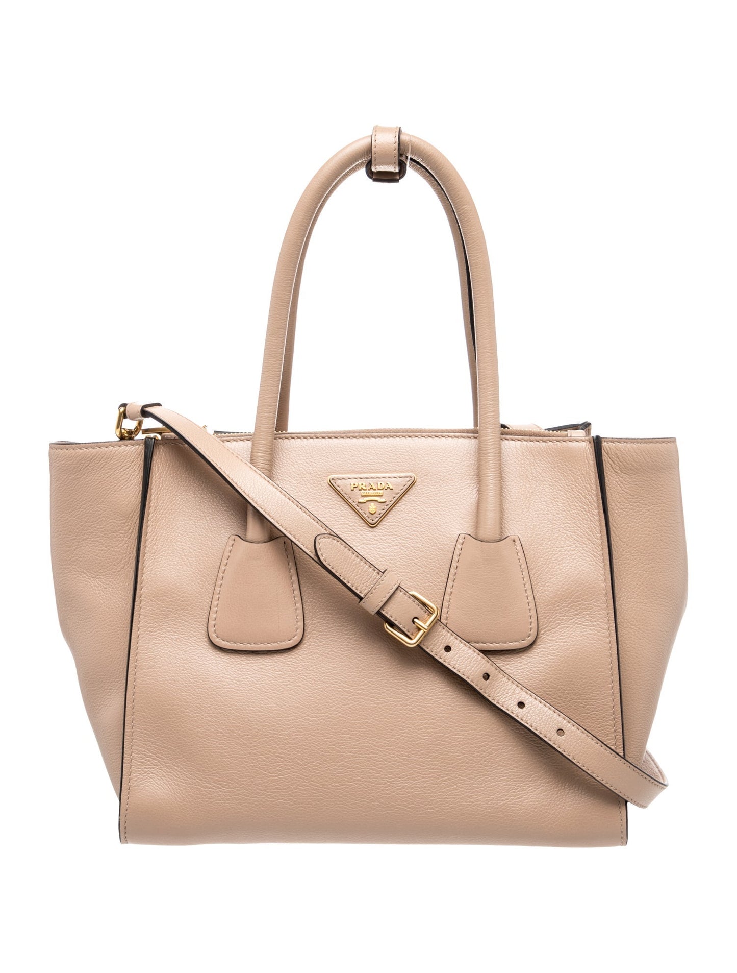 Prada Glace Calf Leather Twin Pocket Small