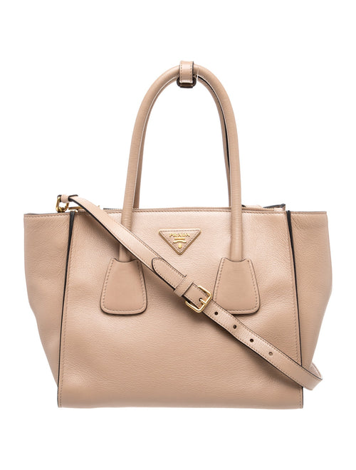 Prada Glace Calf Leather Twin Pocket Small