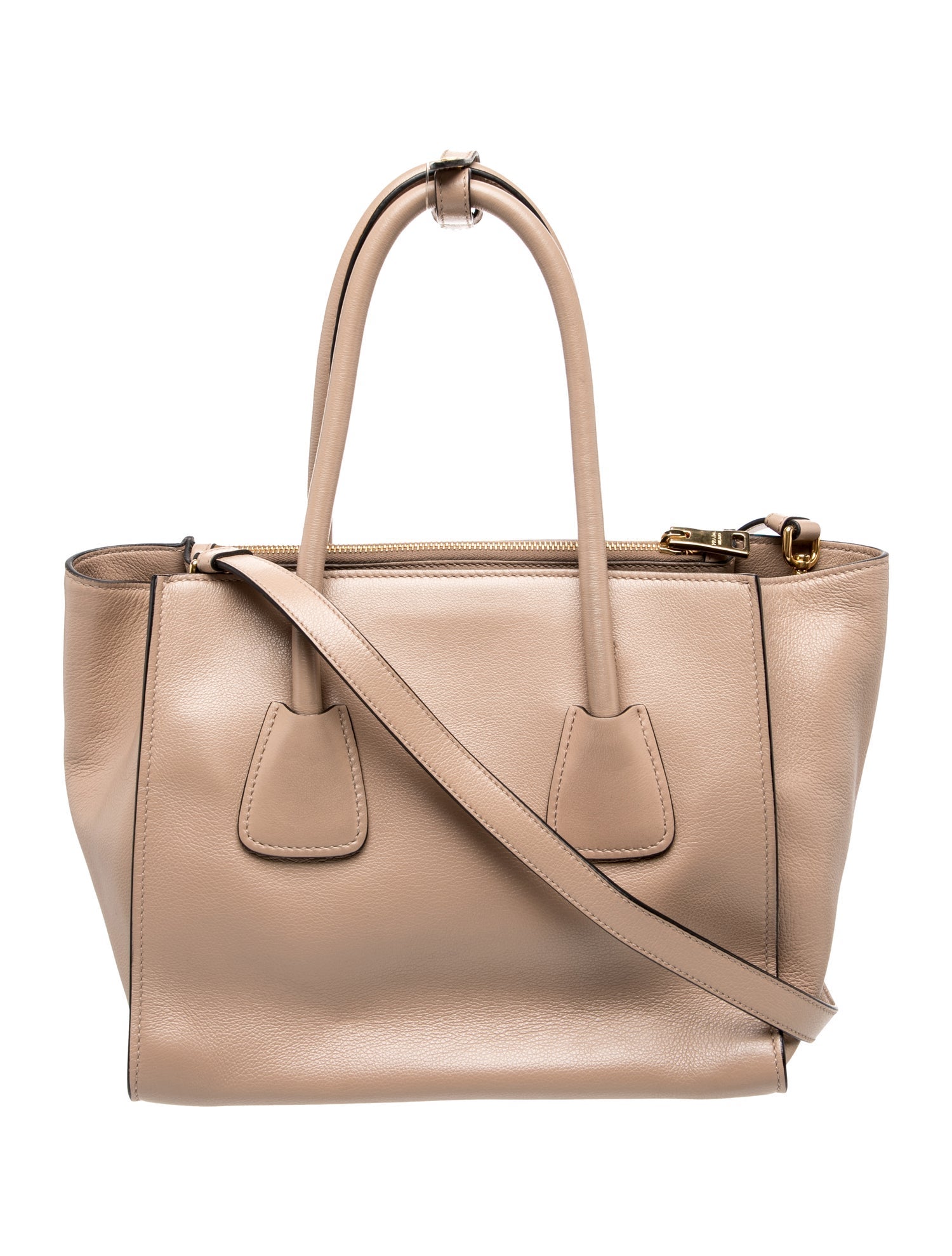 Prada Glace Calf Leather Twin Pocket Small