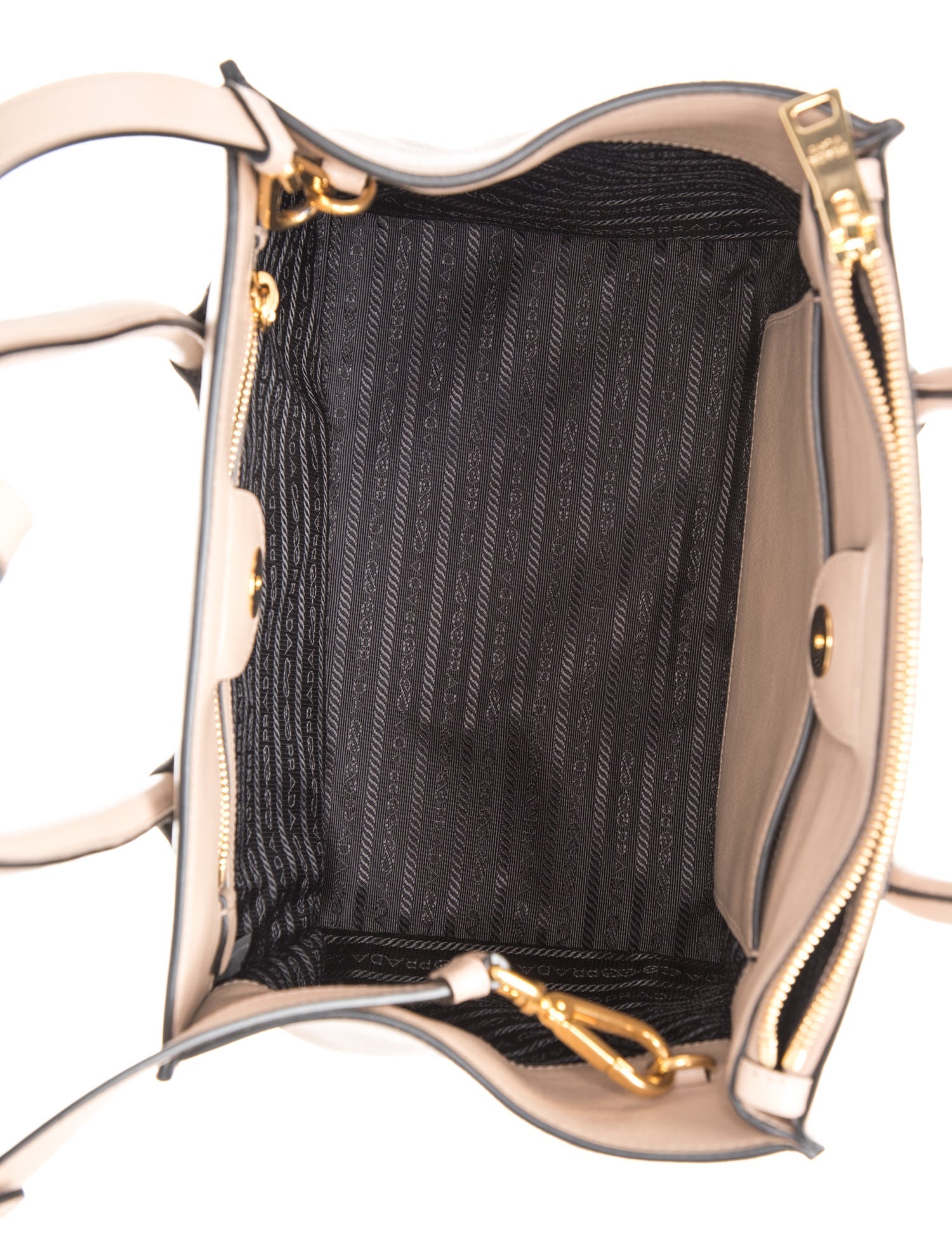 Prada Glace Calf Leather Twin Pocket Small