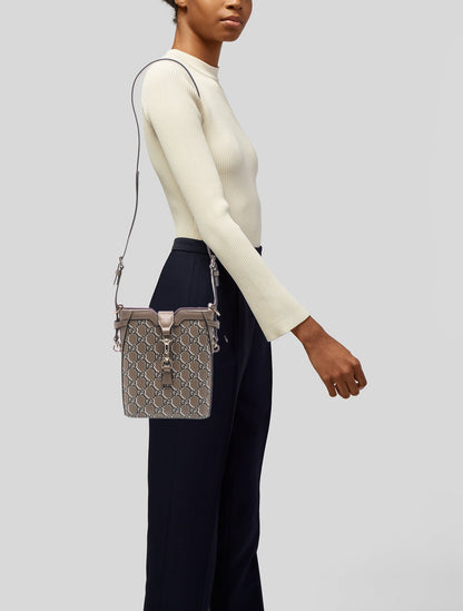 Gucci Leather GG Shadow Bucket Bag Mini