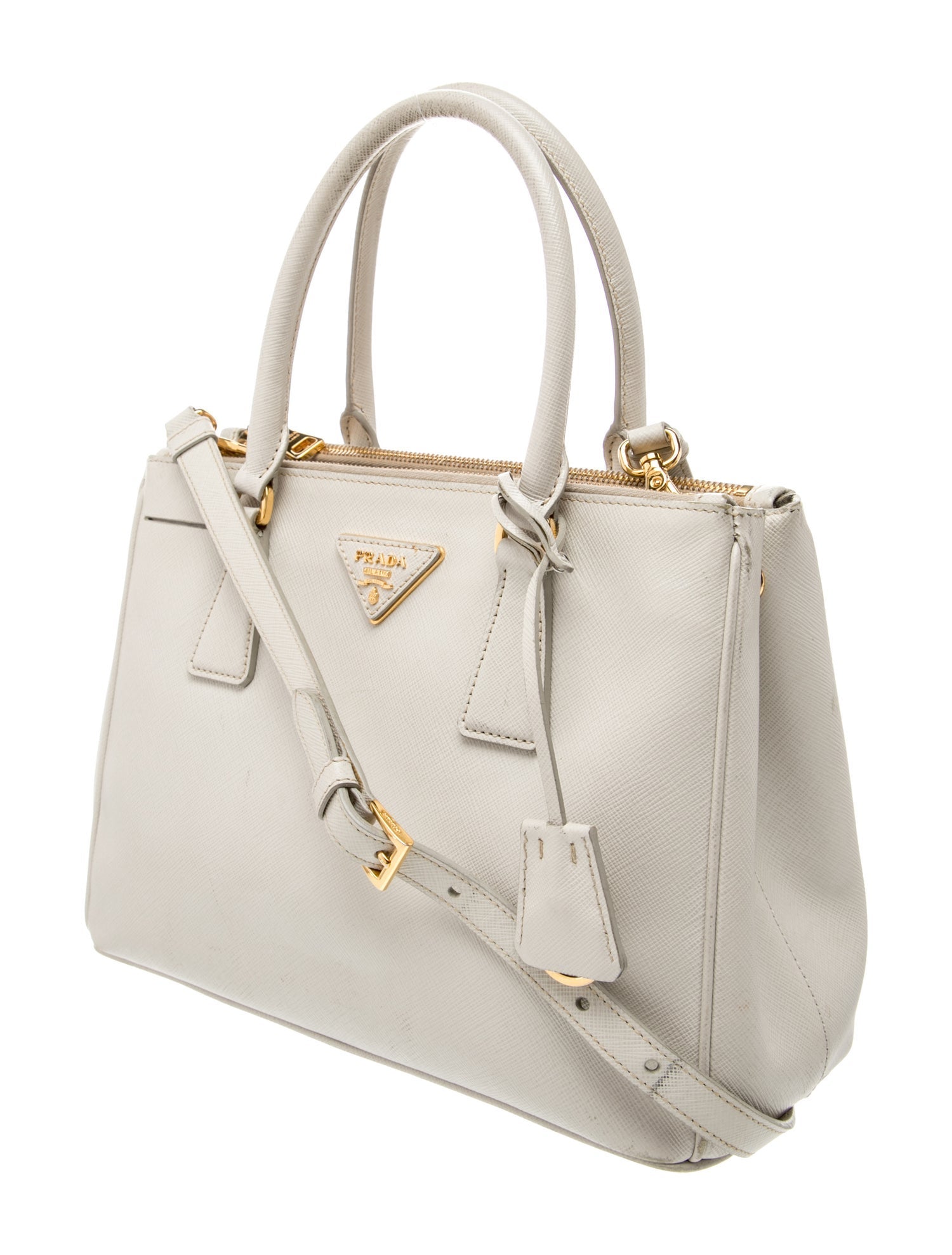 Prada Signature Galleria Double Zip Medium