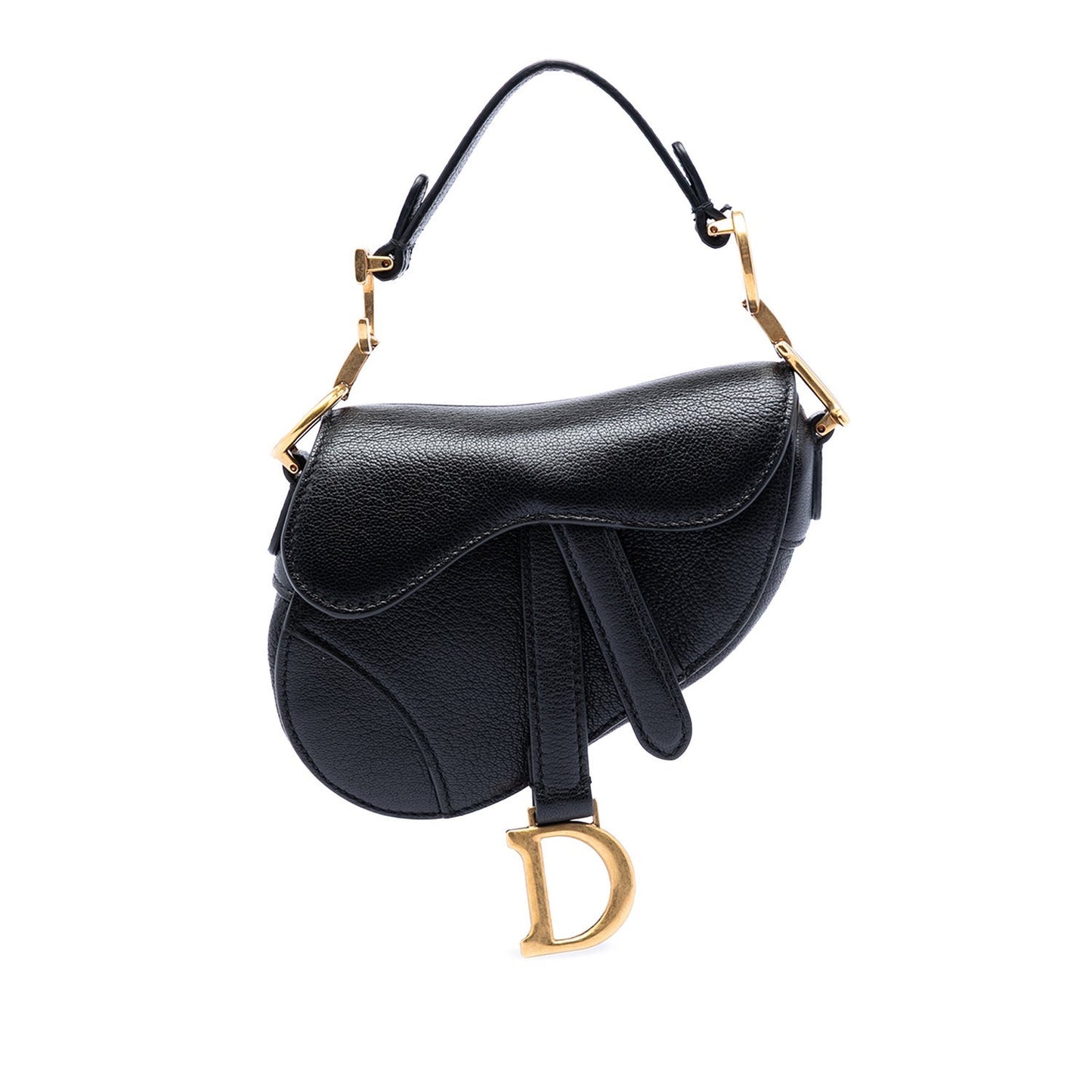 Christian Dior Micro Goatskin Saddle Bag