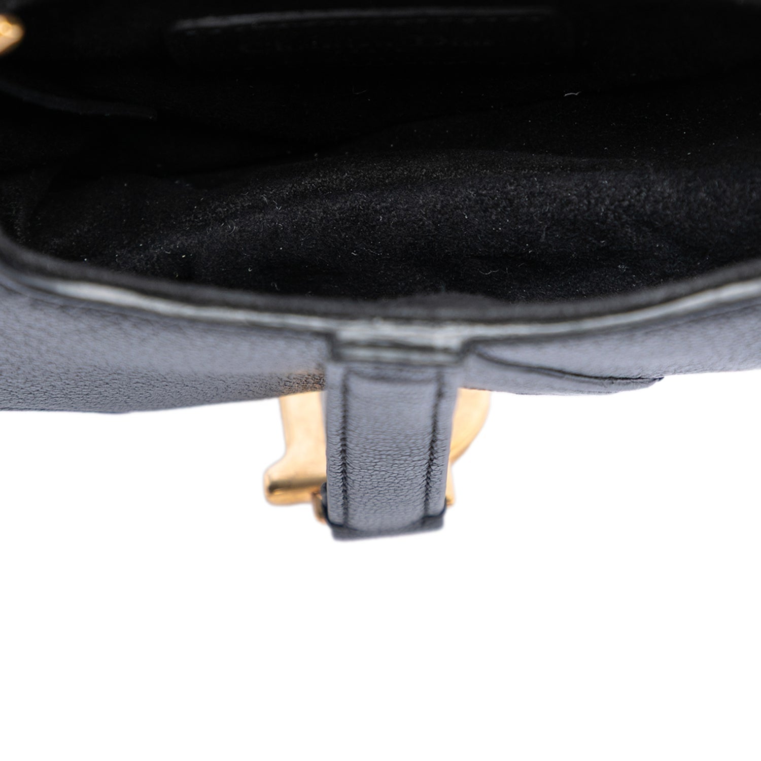 Christian Dior Micro Goatskin Saddle Bag