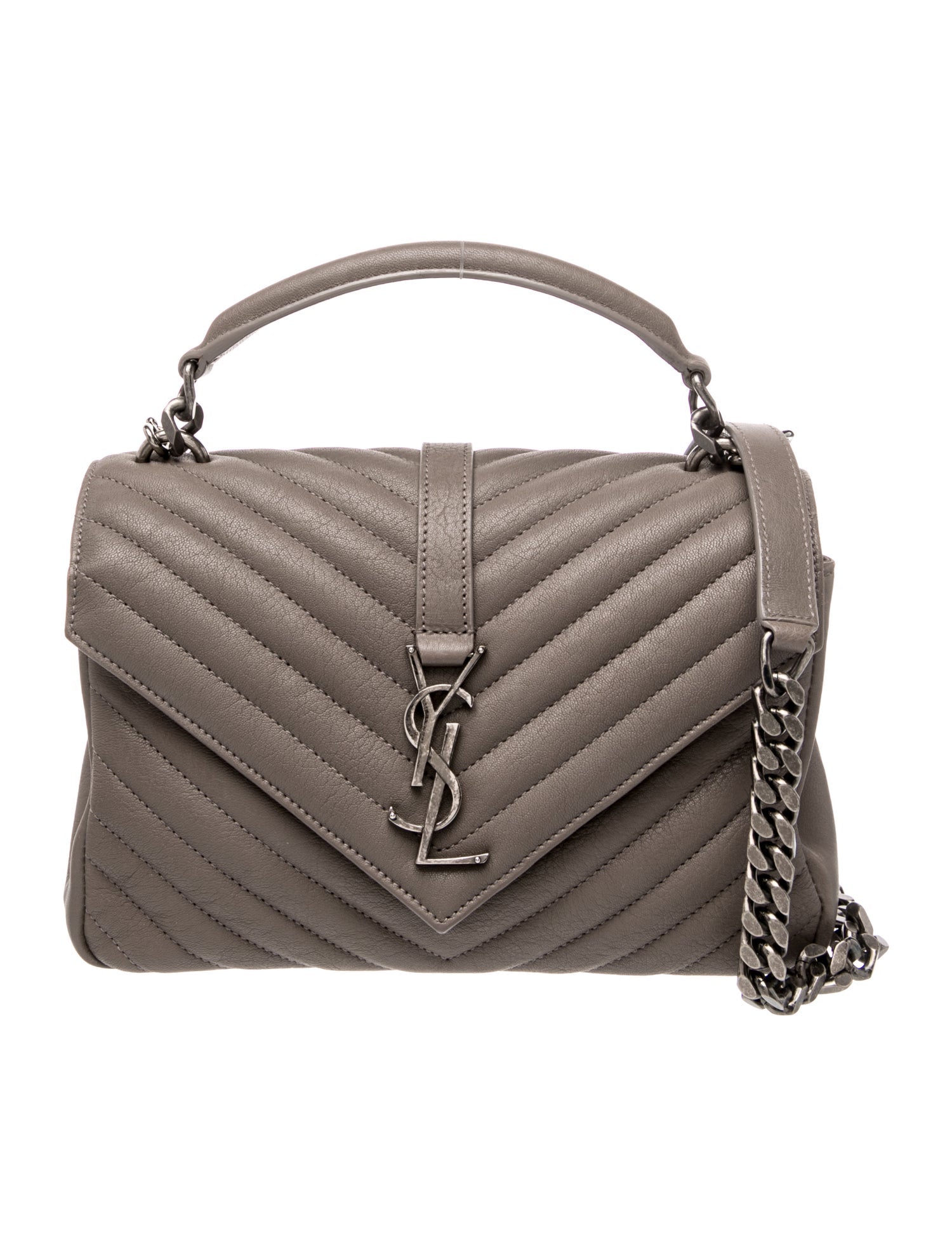 Saint Laurent Quilted College