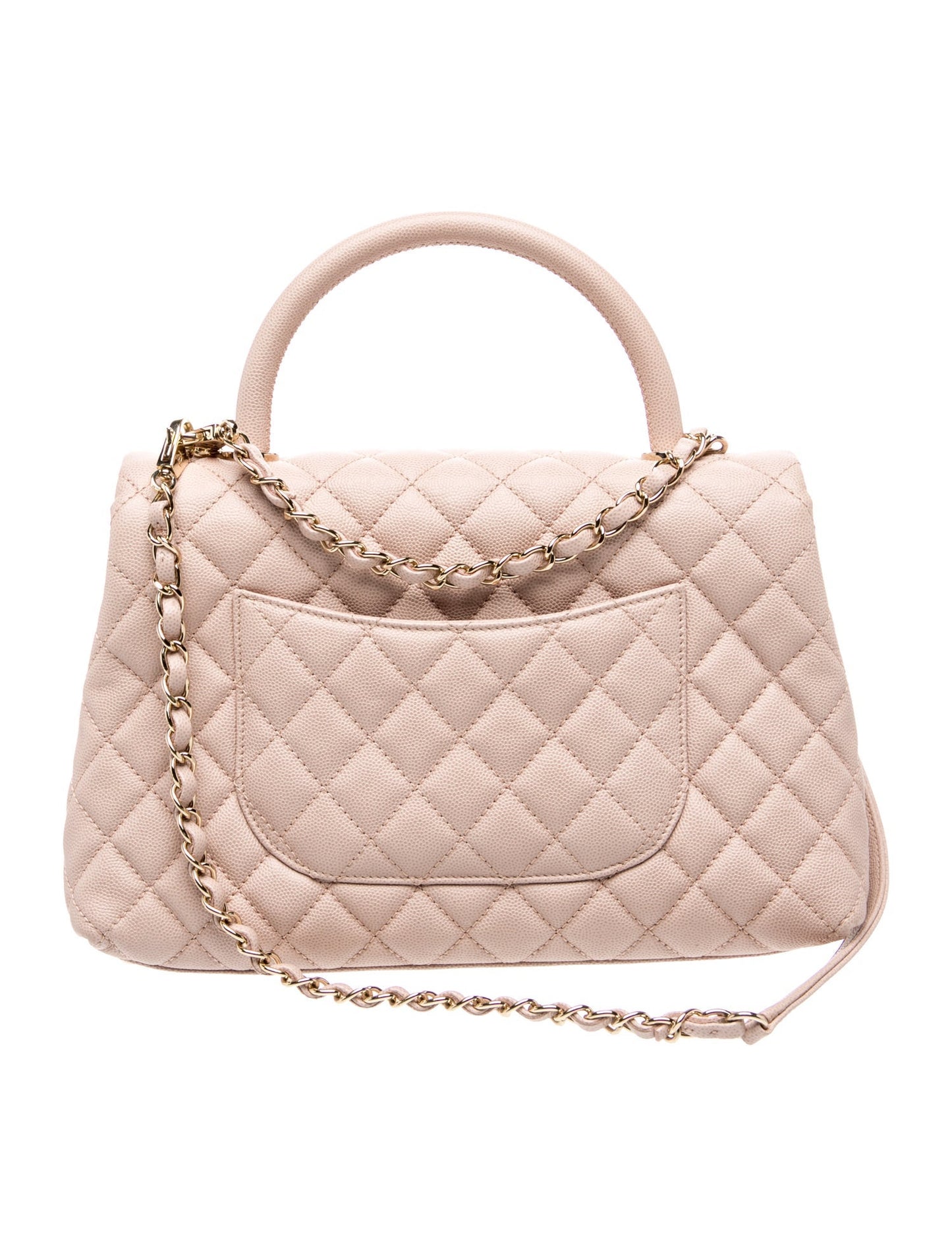 Chanel 2019 Caviar Small Coco Handle Bag