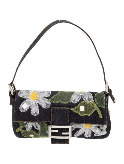 Fendi Denim Baguette