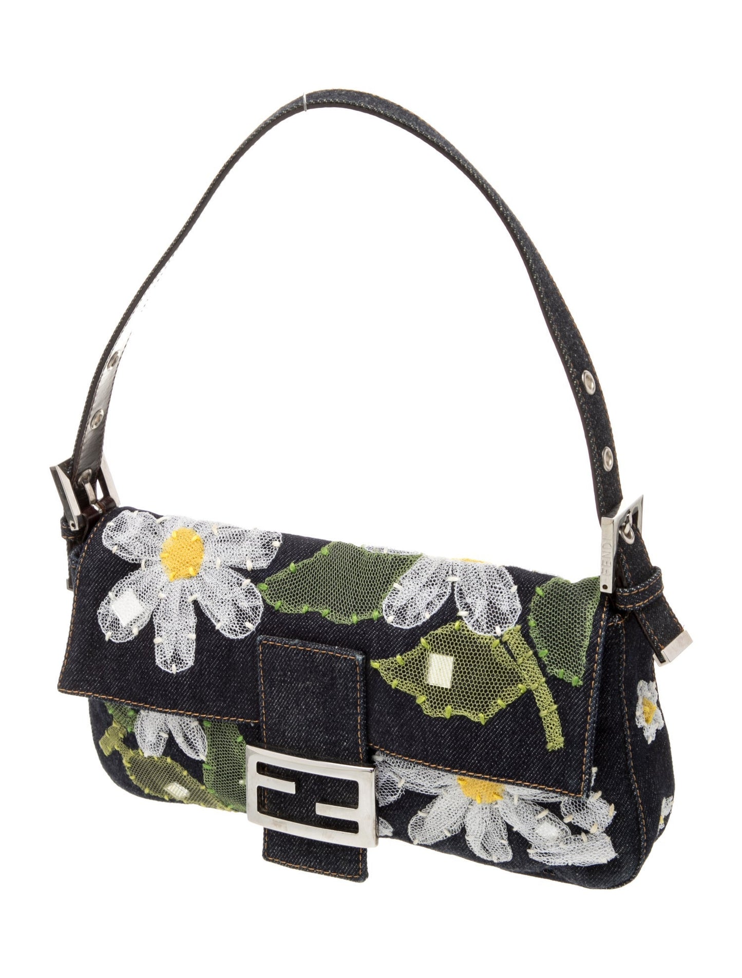 Fendi Denim Baguette