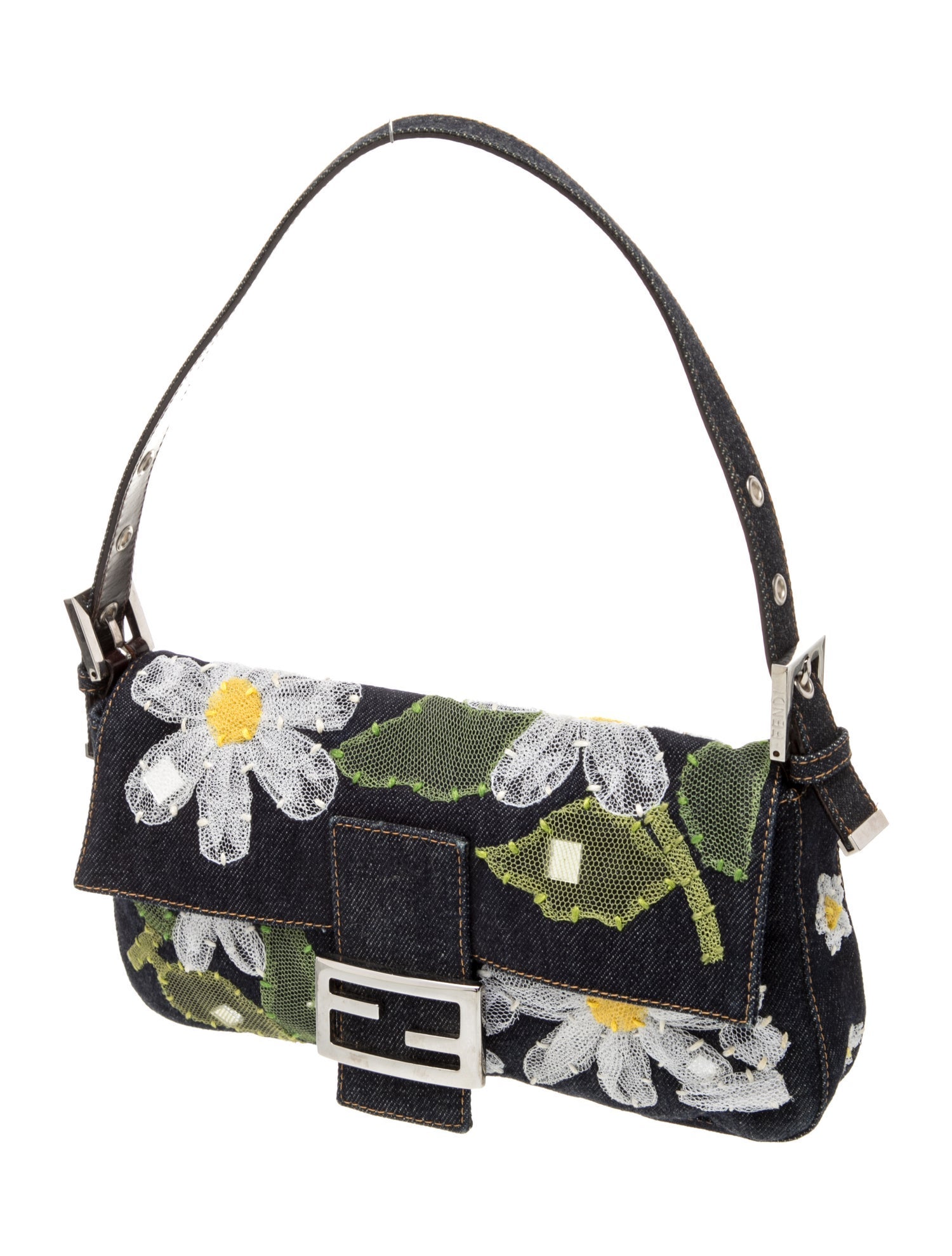 Fendi Denim Baguette