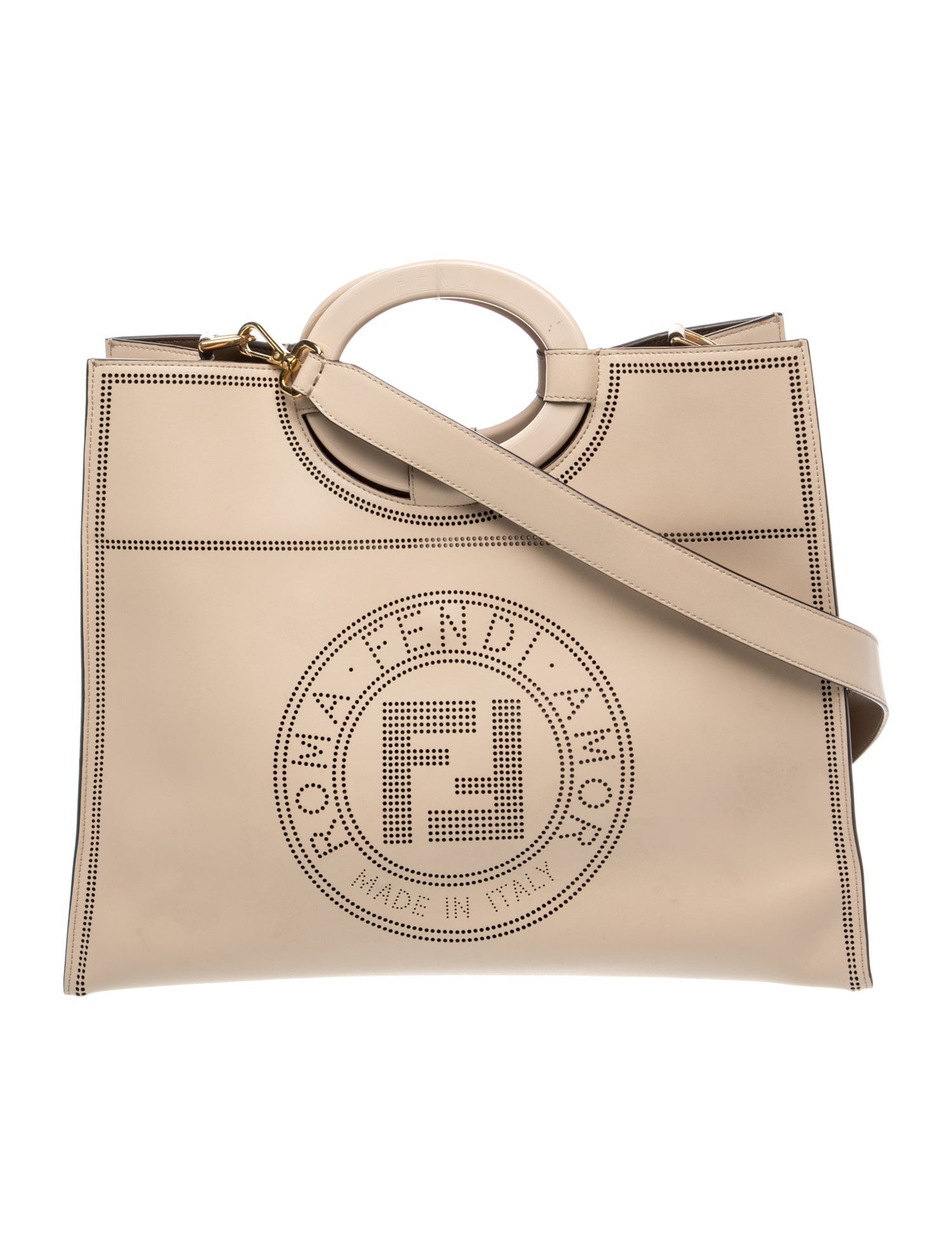 Fendi Leather Runaway Large