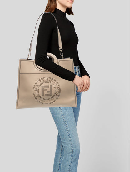 Fendi Leather Runaway Large