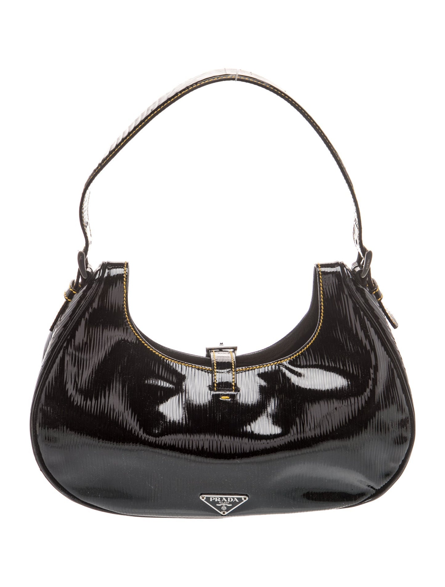 Prada Vernis Rayures Shoulder Bag