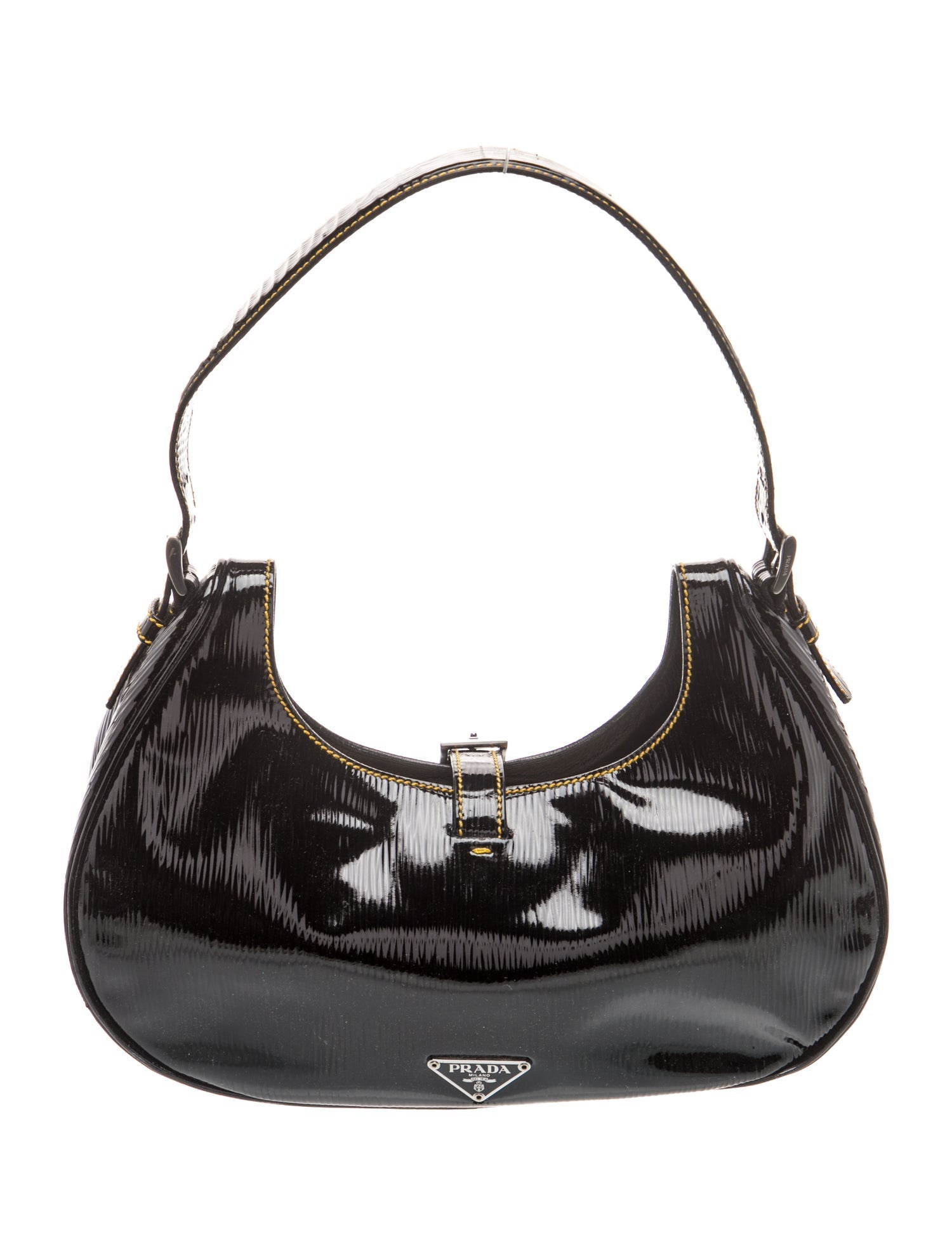 Prada Vernis Rayures Shoulder Bag