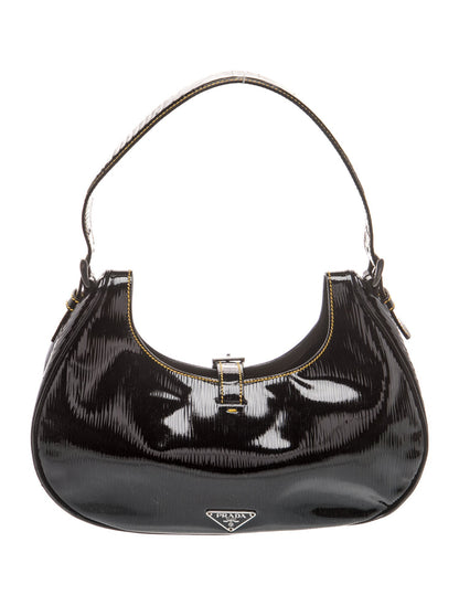 Prada Vernis Rayures Shoulder Bag