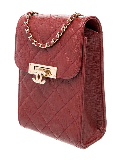Chanel Golden Class Phone Holder Crossbody Bag