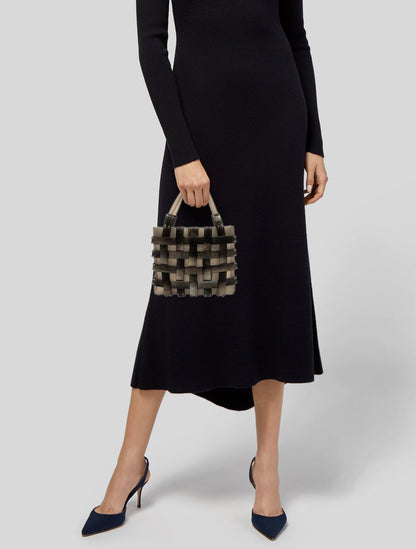 Bottega Veneta Intrecciato Top Handle Bag