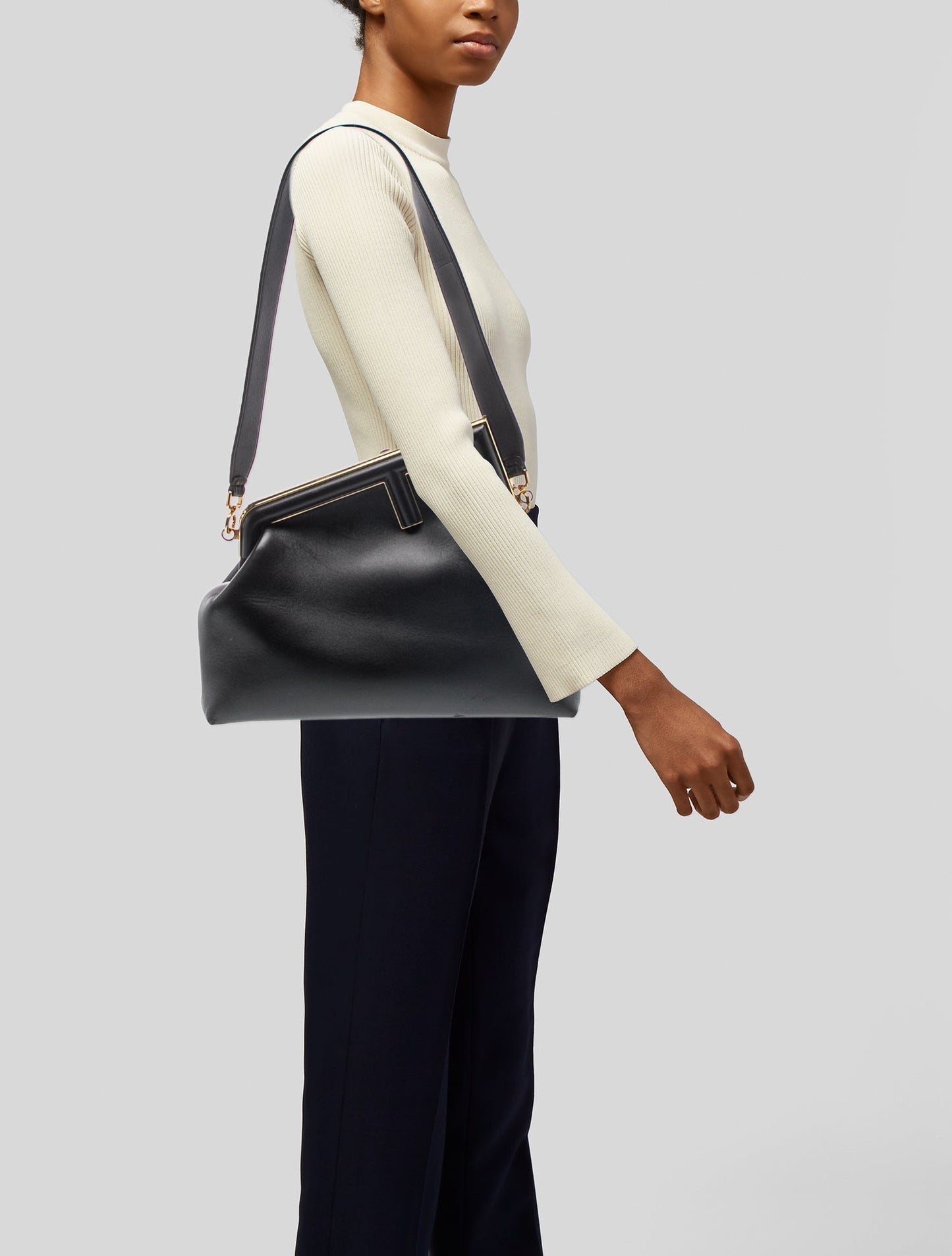 Fendi Zucca FF First Shoulder Bag
