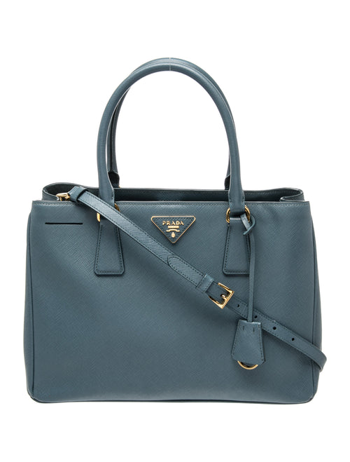Prada Saffiano Lux Leather Galleria Double Zip