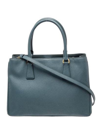 Prada Saffiano Lux Leather Galleria Double Zip