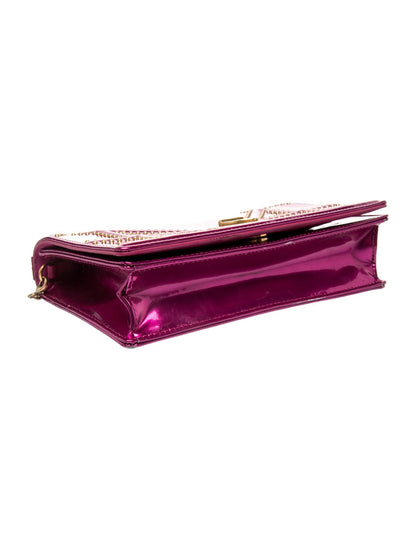 Christian Dior Patent Leather Diorama Metallic Crossbody