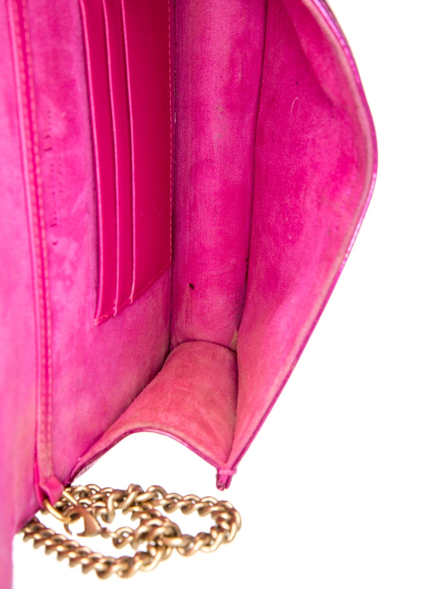 Christian Dior Patent Leather Diorama Metallic Crossbody
