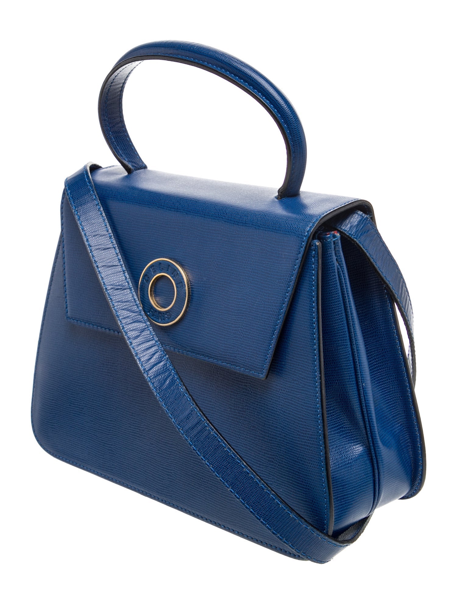 Celine Leather Circle Logo Vintage
