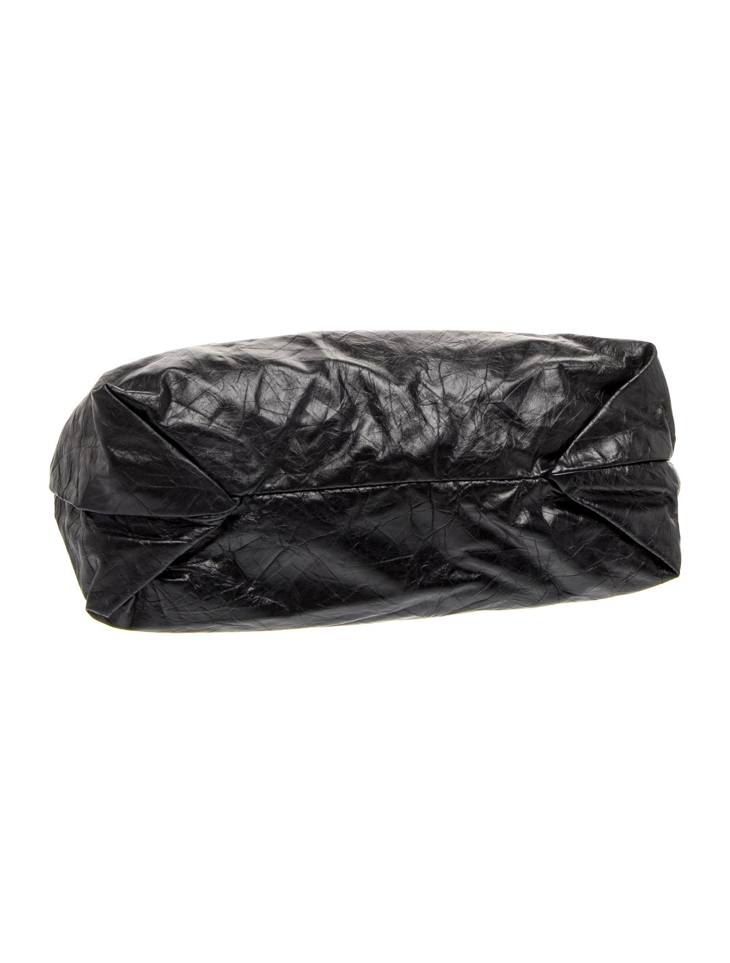 Balenciaga Leather Crush Small Leather Tote Bag