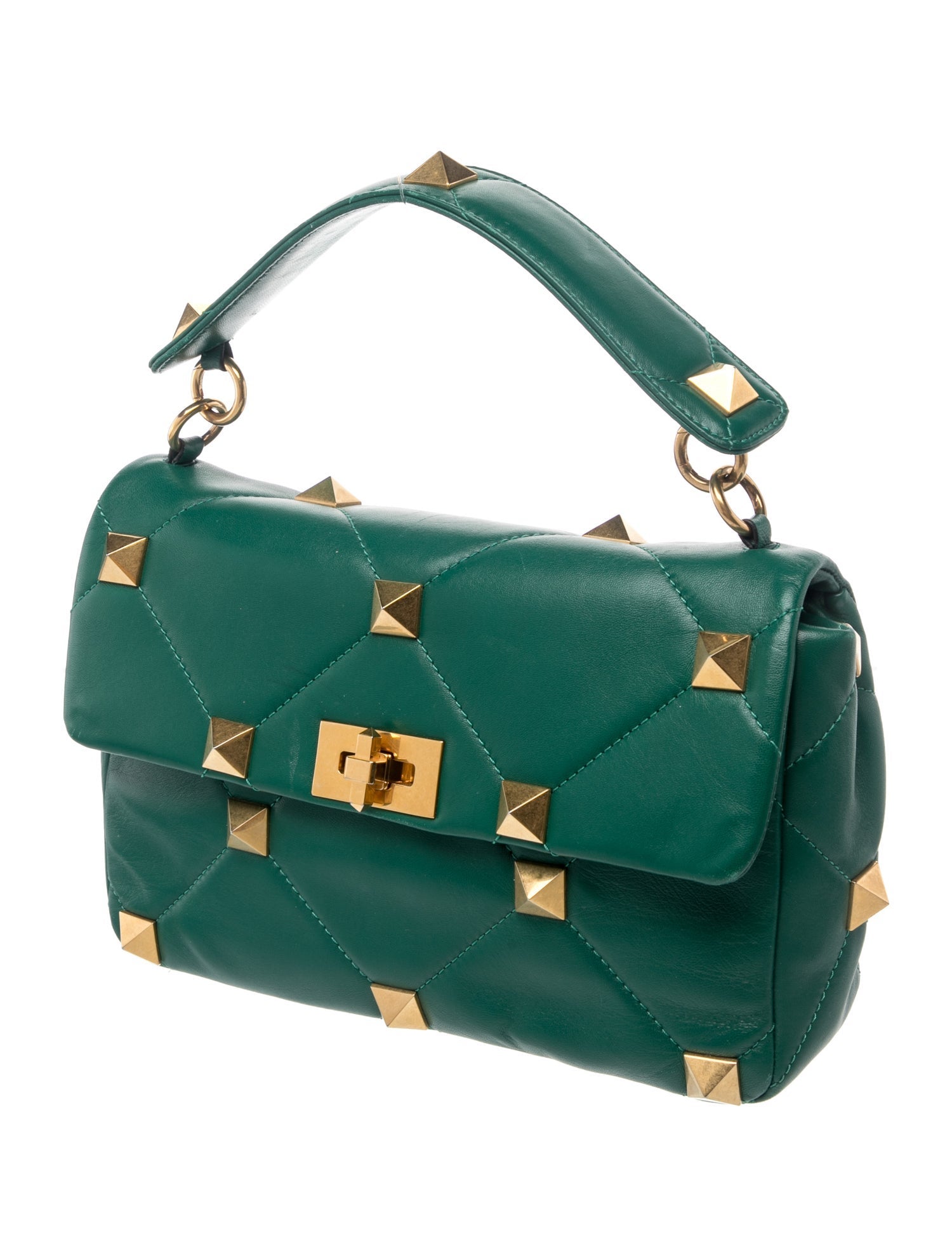 Valentino Rockstud Top Handle Bag