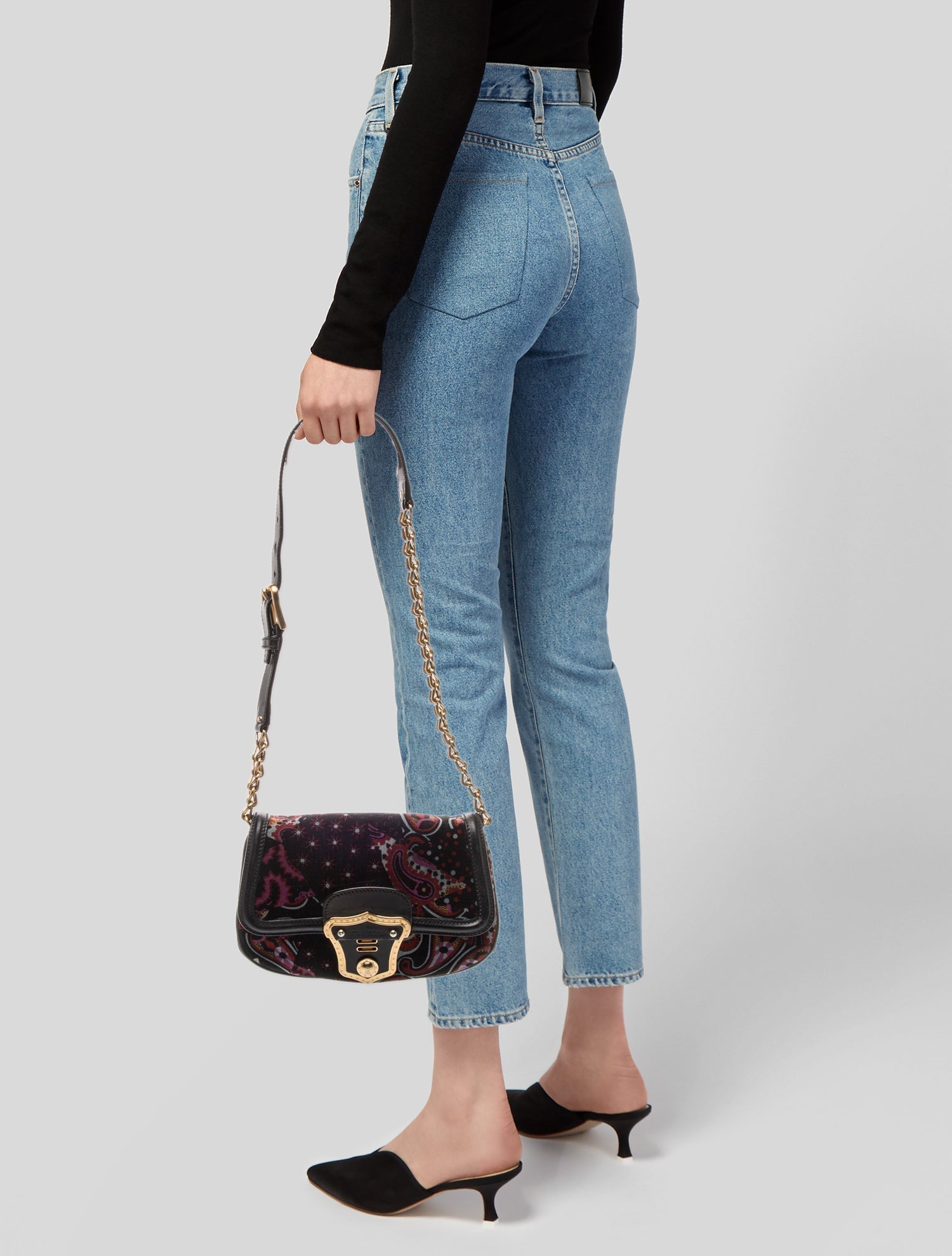 Miu Miu Jacquard Shoulder Bag Vintage